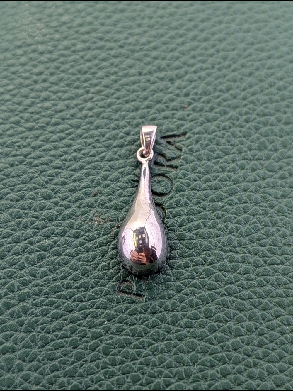✨ Solid 925 Sterling Silver Teardrop Pendant High-Polish Waterdrop ✨